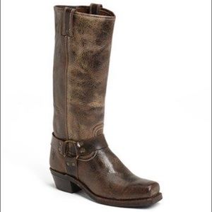Frye Harness Boots 15R Chocolate Brown